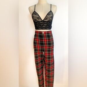 Zara Plaid Pants - Size US S